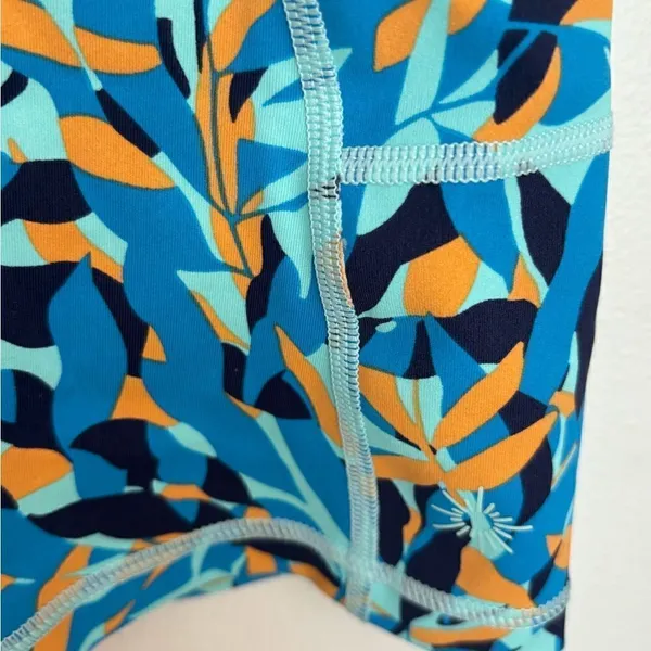 Offline by Aerie Printed Bike Shorts Size Small Blue - Image 4