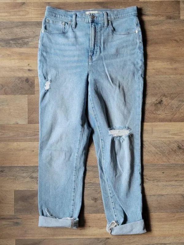 Madewell The Perfect Vintage Straight Leg Jeans 29 Tall - Image 4