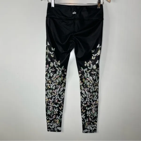 Alo‎ Yoga Butterfly Print Leggings Small - Image 2
