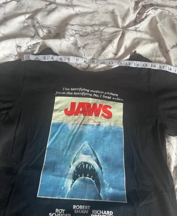 vintage Jaws movie poster tee - Image 7