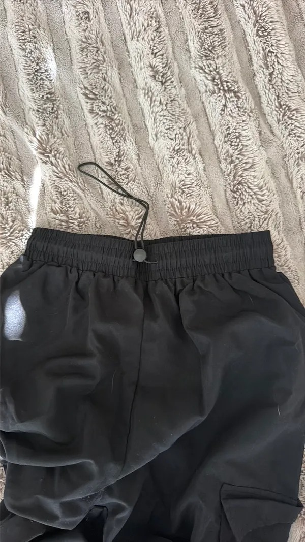 Breezy Cargo Pants Black - Image 4