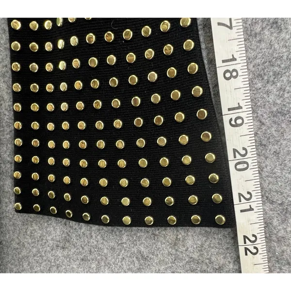 Calvin Klein Womens Small Black Studded Knit Dress Stretch Rayon Nylon‎ Timeless - Image 11