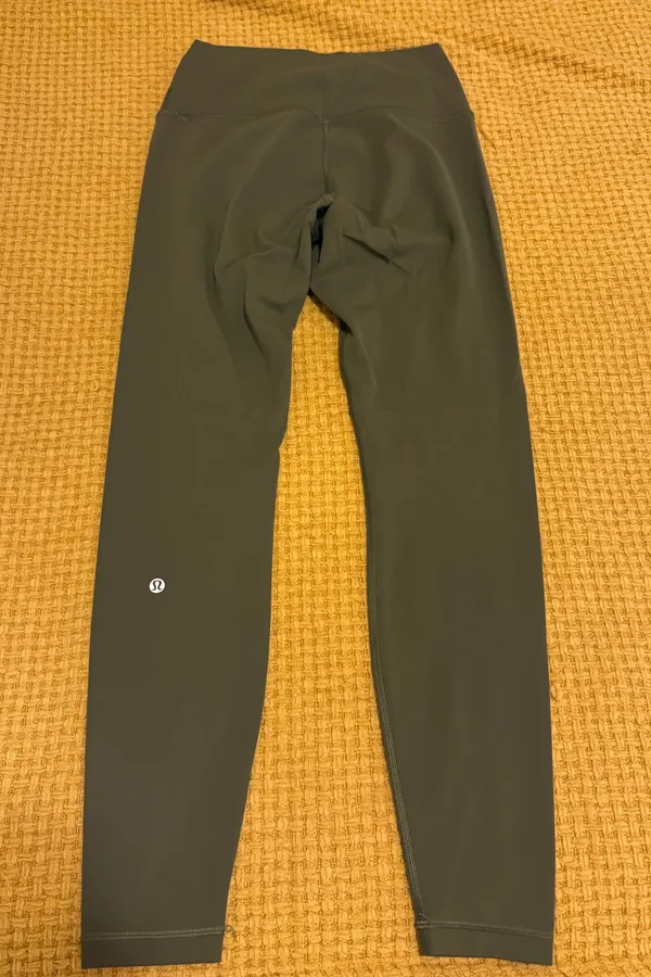 Lululemon Wunder Under Leggings High-Rise Army Olive Green 28” - Image 4