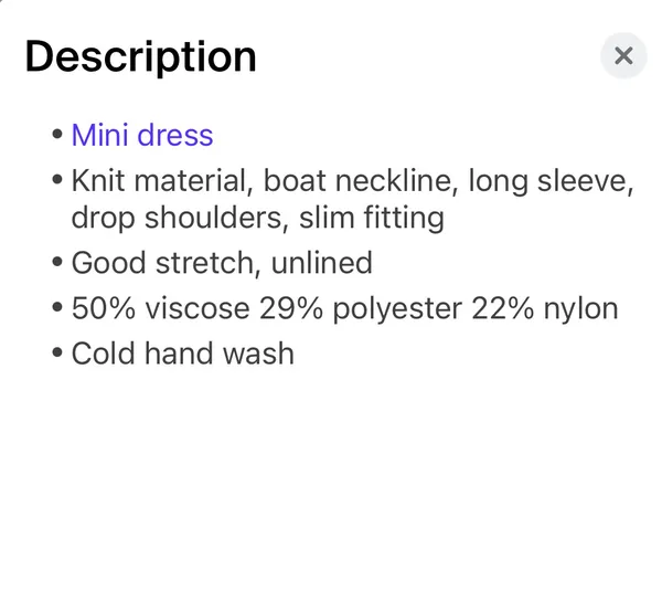 Princess Polly Black Mini Dress Long Sleeve - Image 6