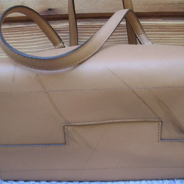 Tory Burch Robinson Small Tan Cardamom Bag Tote - Image 12