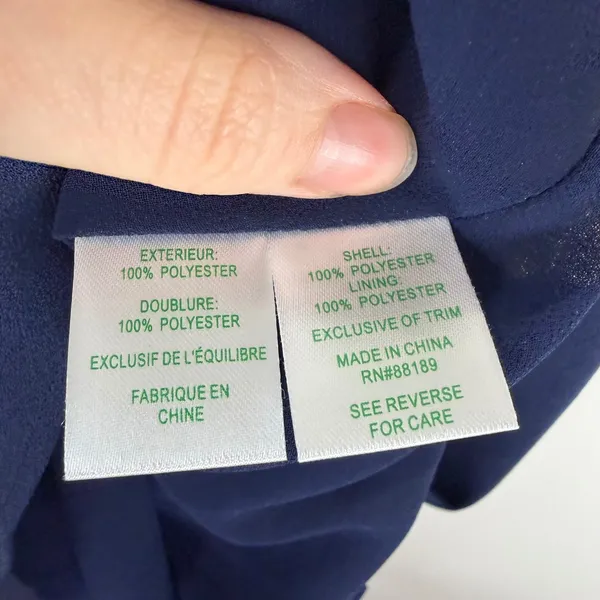 Lilly Pulitzer Pearl Soft Shift Dress Size 6 Navy Gold Metallic Classic Preppy - Image 7