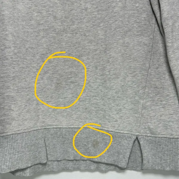 Athleta Womens Gray Cowl Neck Pullover Sweatshirt‎ Thumbholes Size S 8537 - Image 8