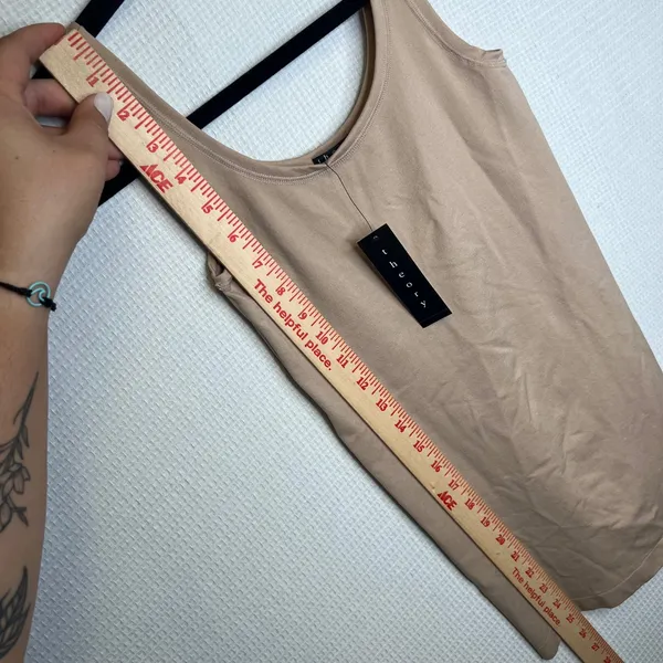 Theory Len Nude Pipeline Scoop Neck Tank Top Seamless Camisole 8105555R P/S NEW - Image 6