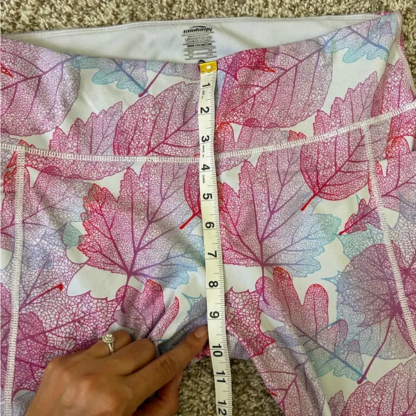 Yoga Pants Pink Ribbon Breast Cancer Awareness Compression Leggings Workout - Image 9