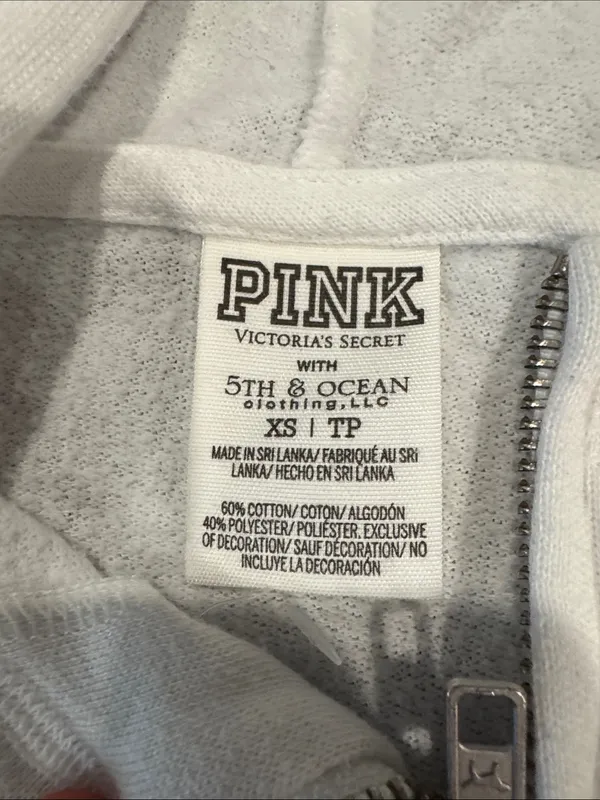 PINK Victoria's Secret OU Colorblock Hoodie - size XS. - Image 2