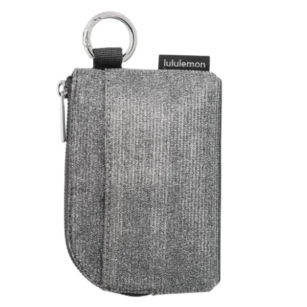 Clippable Card Pouch Glitter  Dark Silver/Graphite Grey/Silver - Image 3