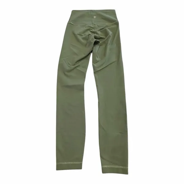 Lululemon Wunder‎ Train High Rise Leggings Everlux Green Size 4 28 Inseam Yoga - Image 3