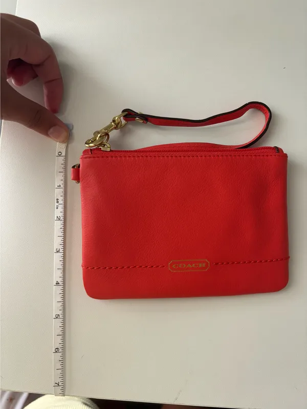 Coach Leather Wristlet - Image 8