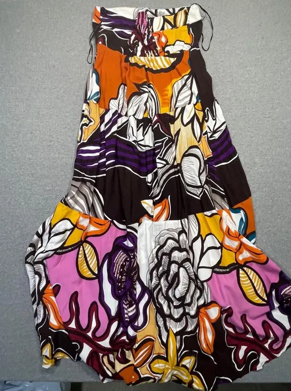Women's Vince Camuto Skirt small Brown Multi - Image 3