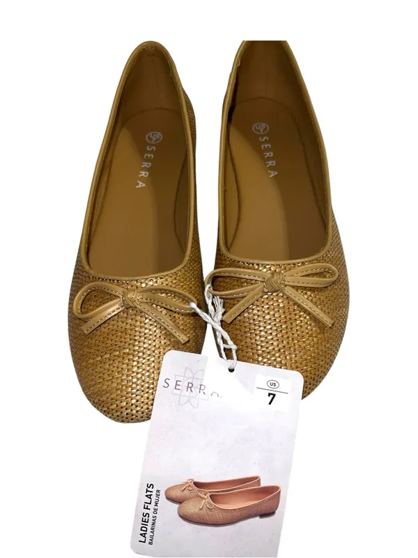 Serra brand super cute beige woven style ballerina flats - Image 5