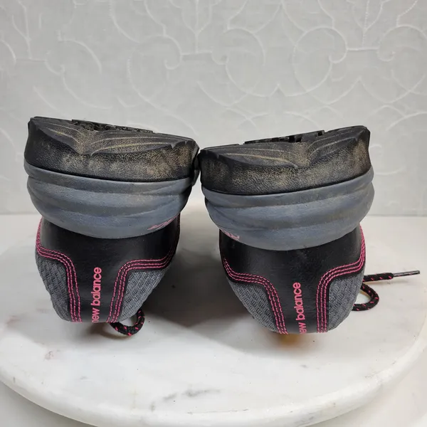 New Balance RevLite Shoes 8 Gray Pink Composite Toe Slip Fuel Resistant 589V1 - Image 10