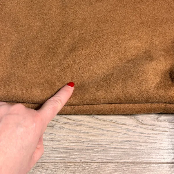 Universal Thread Sherpa Lined Suede Jacket Brown Womens‎ Medium M - Image 9