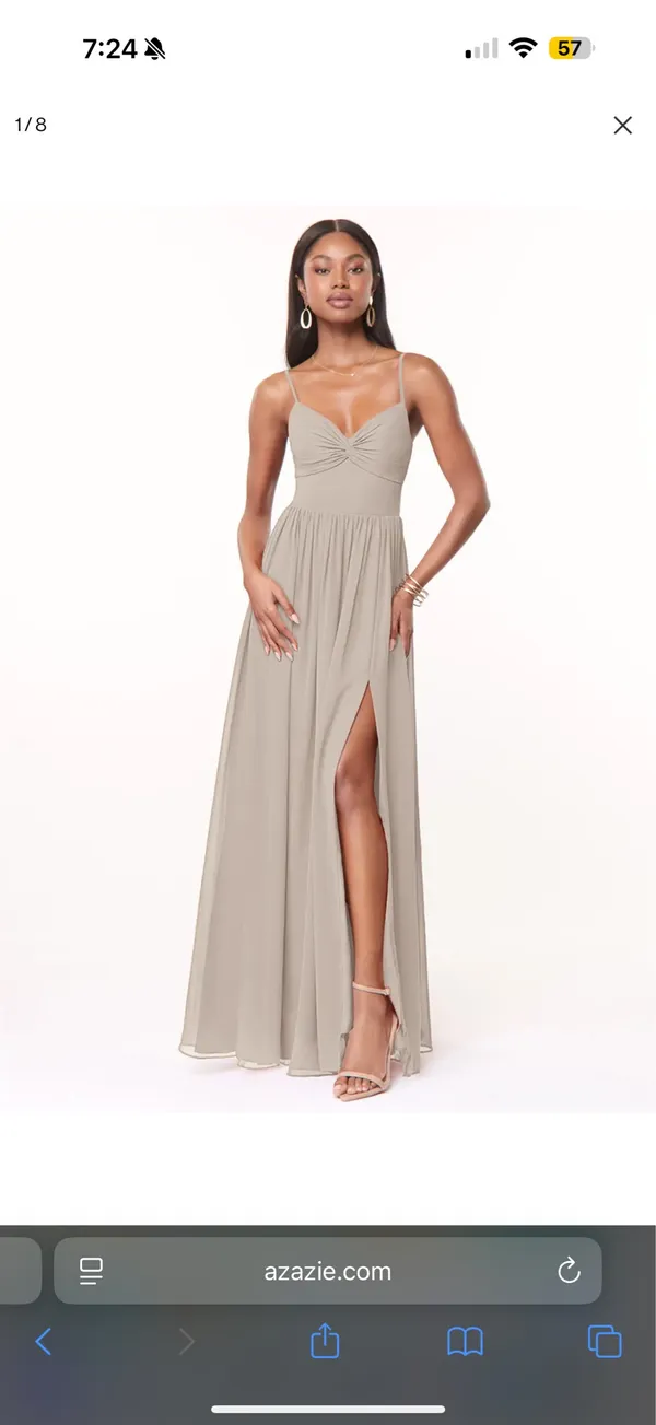 Azazie Bridesmaid Dress - Image 3