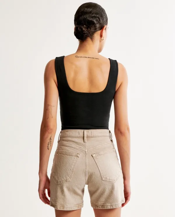 Abercrombie Essential Rib Square neck Tank - Image 2