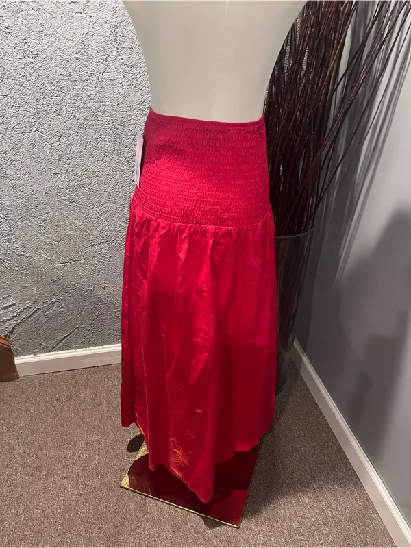 🌺New Wild Fable Red Drop Waist Maxi Skirt Size X-Small🌺 - Image 5