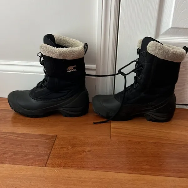 ‎Sorel Black lace insulated waterproof winter boots size 6 - Image 3