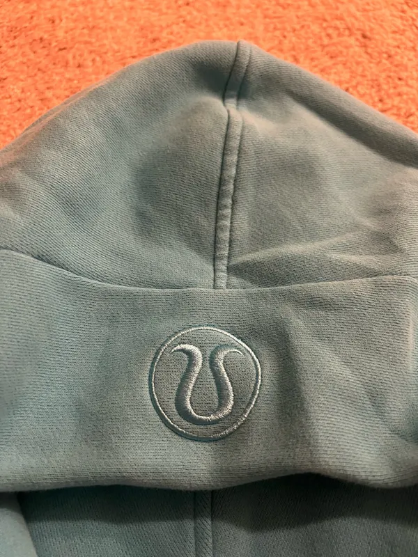 Turquoise Lululemon Scuba Hoodie - Image 2
