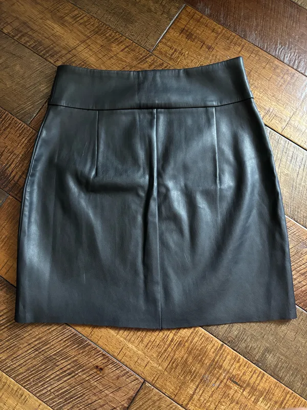 Express Faux Leather Skirt - Image 4