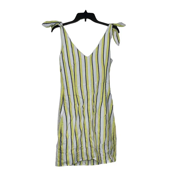 Cupcakes & Cashmere Womens Sun Dress Size 2 Yellow Blue White Striped Lined‎ - Image 5