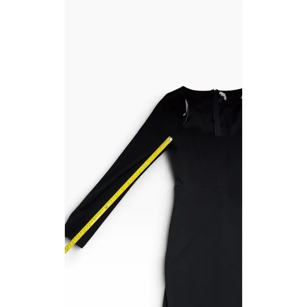 Lulus Black Long Sleeve Corset Accent Bodycon Maxi Dress Size M - Image 7
