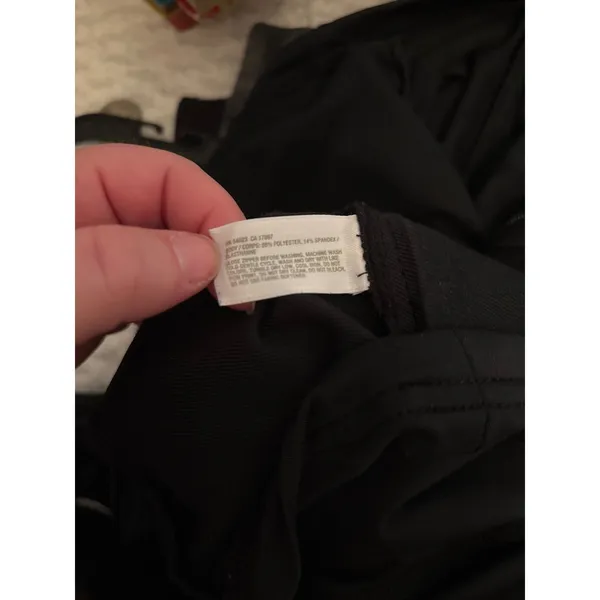 GapFit Womens Black Full Zip Active Jacket‎ Thumbholes Mock Neck XS - Image 8