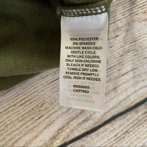 Abound Dark Green Mock Neck Medium Sweatshirt NEW - Image 5