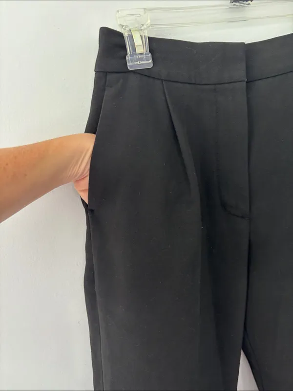 Wilfred Black Tailored Tapered Trousers Sz 4 Work Wear Career Career Minimalist - Image 5