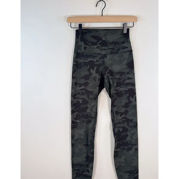 Lululemon Womens Leggings Green Align Pant II Camo Pull On Stretch Yoga Size 4 - Image 5