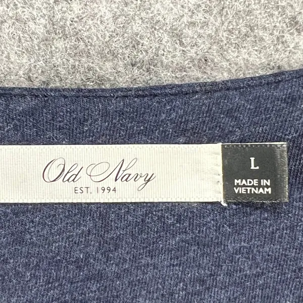 Old Navy Y2K Babydoll‎ Dress Womens L Blue Modal Blend Empire Waist Soft Stretch - Image 13