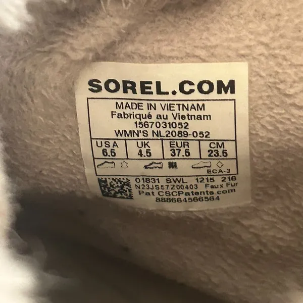 Sorel Tivoli II Tall Ankle Fur Lined Lace Up Winter Snow Boots Size 6.5 Women's - Image 12