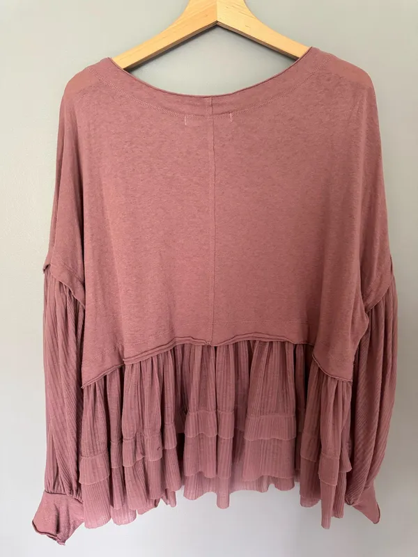 Free People Top Long Sleeve - Image 2