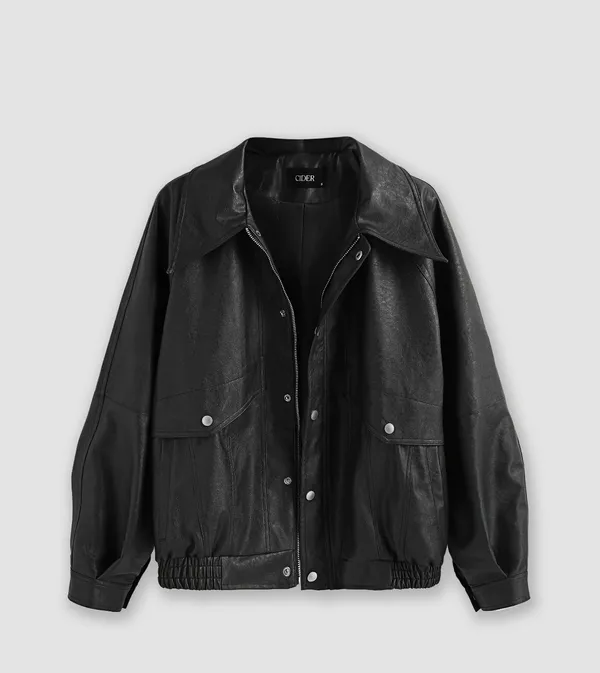 Cider Faux leather jacket - Image 3