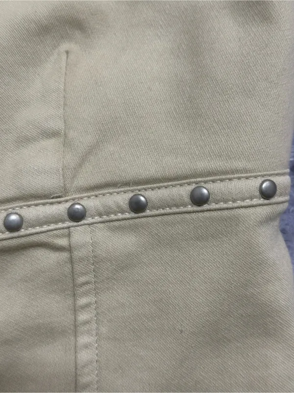 Wild Fable Studded Corset Top — Off-White — Size XS - Image 3