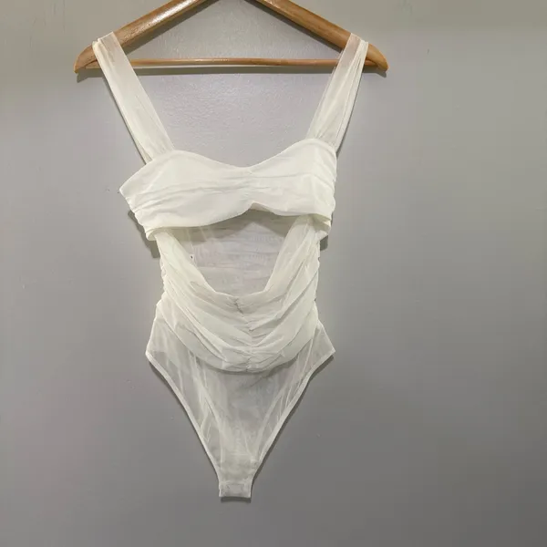 Princess Polly White Bodysuit - Image 4