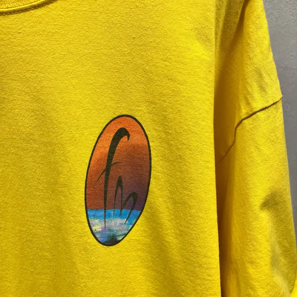 Fleetwood Mac Vintage 2003 Y2K Yellow Double Sided Concert Tour Tee Stevie Nicks - Image 2