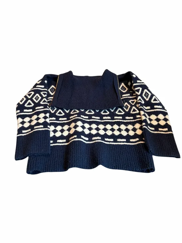 J. CREW relaxed half zip wool blend sweater - Image 4