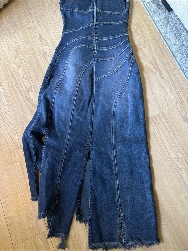 EB Denim Sorriso Dress Blue - Image 5