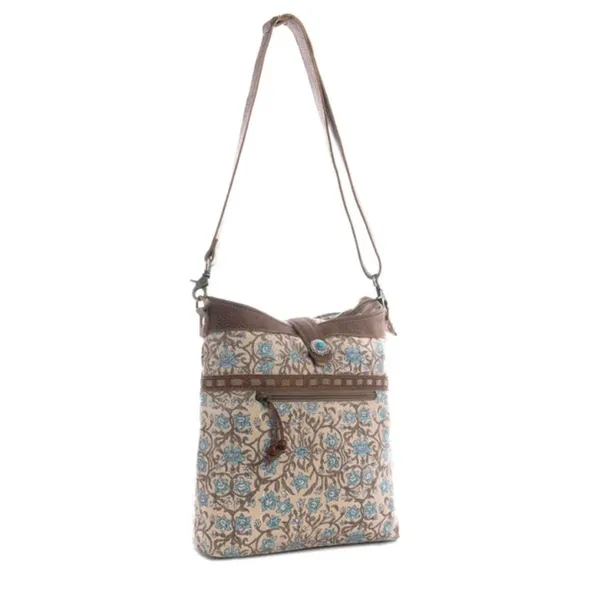 NWT Western Floral and Leather San Ysidro Falls Boho Shoulder Bag - Image 2