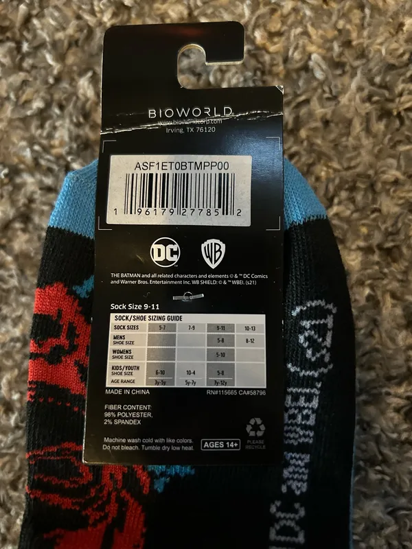 DC Comics Batman Themed Sock Pack - Image 6
