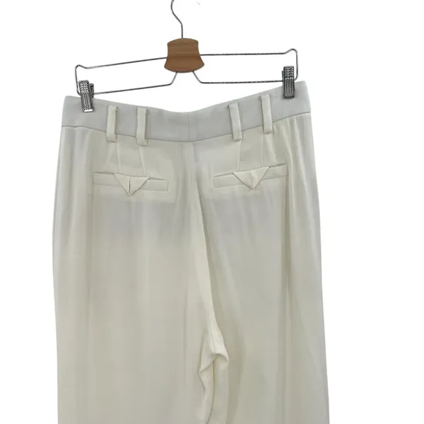 Aritzia Babaton 1-01 Giselle Boy Trouser Dress Pants White Cream Size 12‎ - Image 7