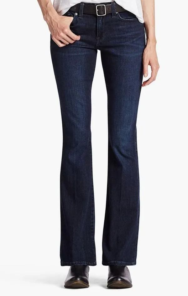 Lucky Brand SOFIA BOOT Jeans Womens Sz 4 Blue Regular Fit Midrise Denim Bootcut - Image 2
