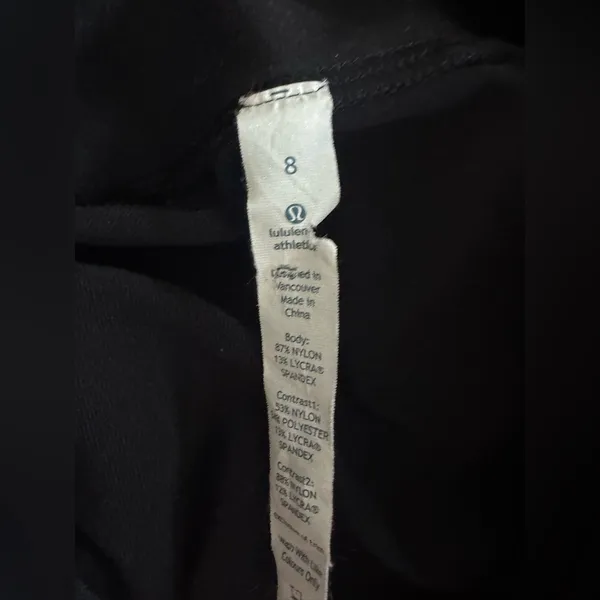 Lululemon black yellow blue burgundy stripe zip up‎ Nice Asana Jacket sweatshirt - Image 4