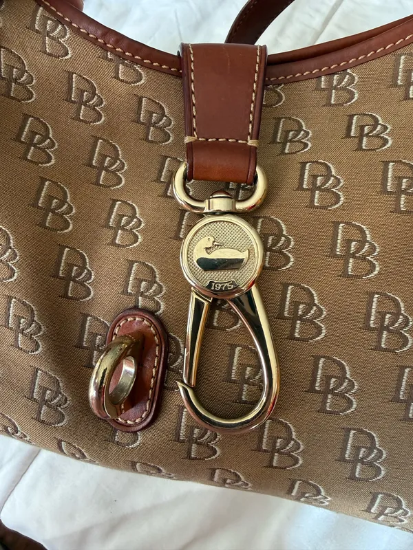 Dooney & Bourke Leather Bag Brown - Image 14