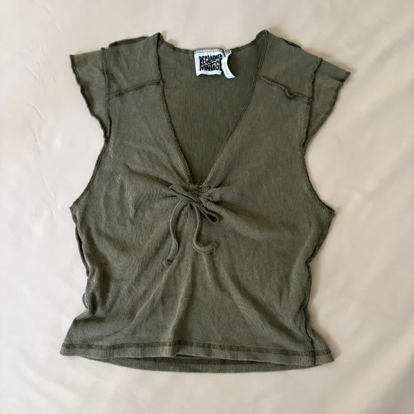 Reclaimed Vintage Grunge Green Top - 6 - Image 3