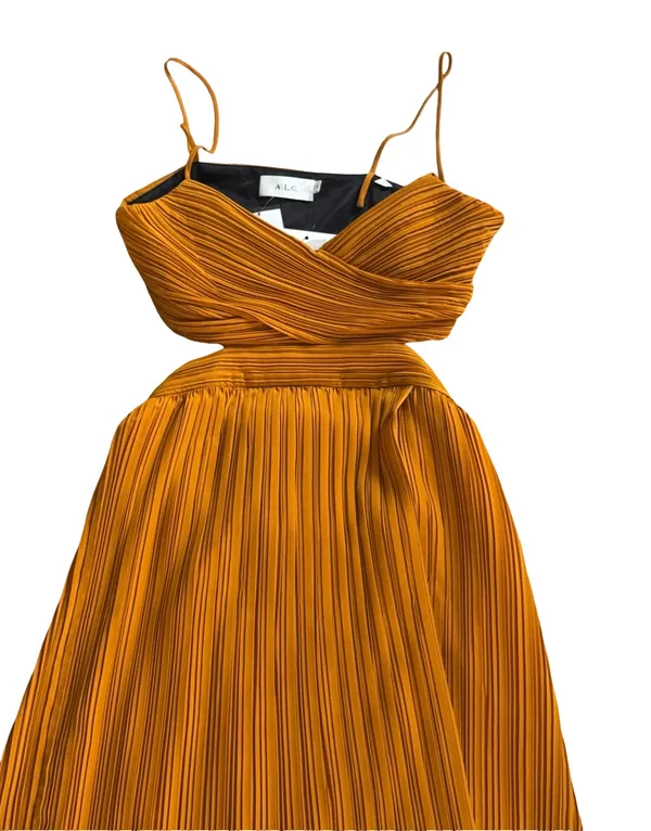 A.L.C. Sienna pleated midi dress - Image 6